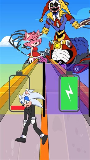 Sonic must make the right choice to save Amy from Prototype 1006… Right or left?