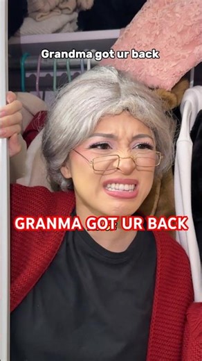 Grandma always got ur back 🥰🥰 #comedy