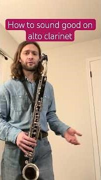 How to sound good on alto clarinet #altoclarinet #clarinet #woodwind