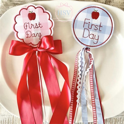 ITH Apple Wand Frame Embroidery Design | 4 Frame Styles 5x7 Hoop - Etsy