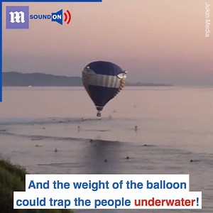 This hot air balloon ride didn't go to plan! 😱 | Daily Mail Video