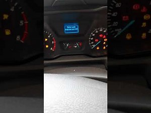 How to Reset the Service Light on a Ford Transit