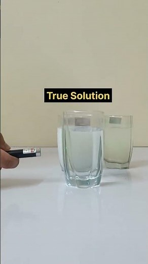 True Solution| Colloidal Solution| Suspension | #shorts #experiment
