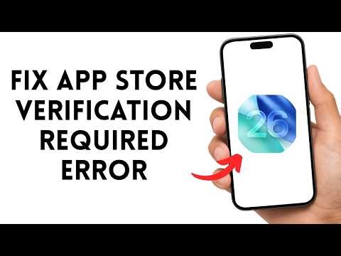 Fix App Store Verification Required Error On iPhone Or iPad (2026)
