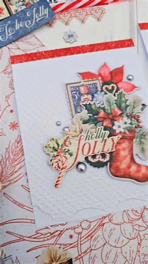 Graphic 45 Papercrafting on Instagram: "Need Holiday Cards Fast? 🎄✨ Let’s make these Quick & Easy Christmas Cards together! Join Brand Ambassador @tanyascrapbooking as she transforms the Deck the Halls collection into festive mini cards—perfect for last-minute gifting, card swaps, and happy mail. ❤️💌 Save this for your next crafting session. ✨ No Embossing Machine? Try These Instead: • Use textured or patterned cardstock for instant dimension • Create “faux embossing” with tone-on-tone die cut