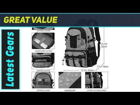ReviewAmazing Multi-Compartment Hiking Backpack: Conquer Any Trail!