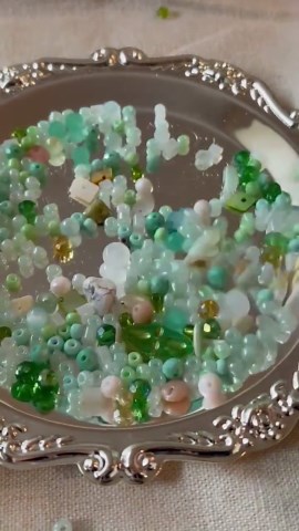 Teal Glass Seed and Shell Beads Mix - 2mm-6mm ⋆ for Jewelry Making, Keychains, Phone Charms ⋆ - Etsy