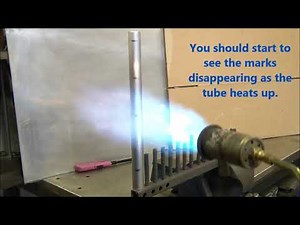 How to Anneal Aluminium tube for bending