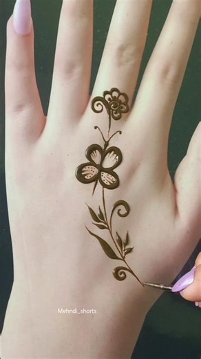 Easy Butterfly 🦋 Mehndi Design | Easy Back Hand Mehndi Tutorial Step by Step