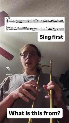 Baroque trumpet sing first THEN play! Do you know what piece this is from?
