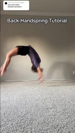Back Handspring Tutorial 🌟