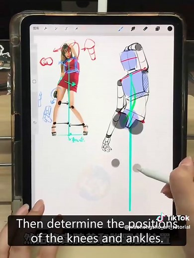 ฅ≽(•⩊ •マ≼ female figure drawing practice. anatomy tutorial for artists from RedNote ~ save and practice . follow for more art lessons and art ideas 💡 . . . credit: id95311108464 . . #arttutorials #xiaohongshuart #artlesson #animeart #animearttutorial