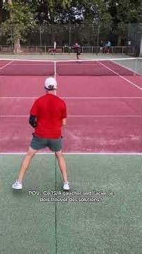 POV: This 15/4 lefty has a huge serve, I need to find some answers! #tennis #match #highlights