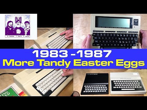 TRS-80 (1983-1987) Collection and Easter Eggs #SepTandy