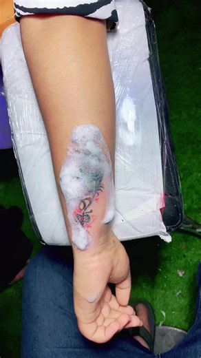 Inspirational Peacock Feather Tattoo in Nepal