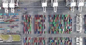 Havre France June 2021 Msc Bettina One Largest Container Ships