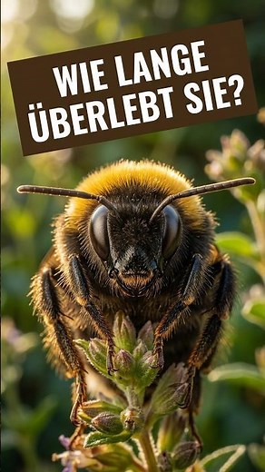 Quiz: Wie lange überlebt eine Hummel ohne Nektar? 🐝 #bienenfreundlich #insektenschutz #blumenwiese