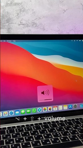How to increase the VOLUME a LITTLE on Mac #apple #mac #tips #tricks #technology