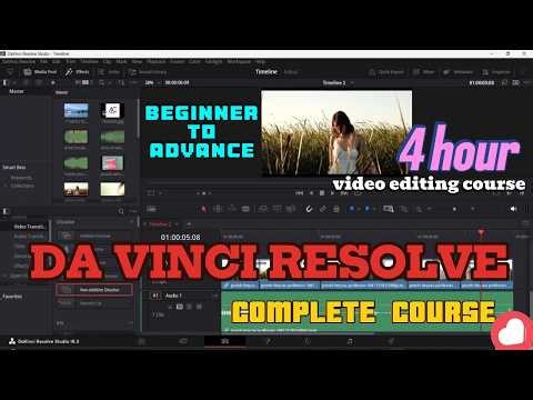 Da Vinci Resolve full course | #davinciresolve | Video Editing from Scratch Complete Course(2026)