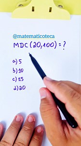 7.3K views · 193 reactions | Máximo Divisor Comum #matemática | Matemático TECA | Facebook