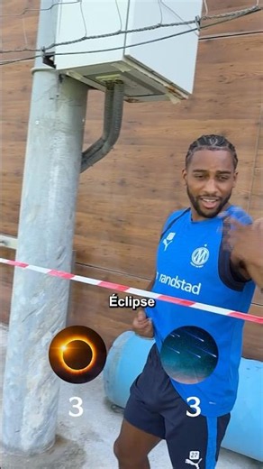 Eclipse or Shooting Stars? 🌠 👀 #solareclipse #shootingstars #om #marseille