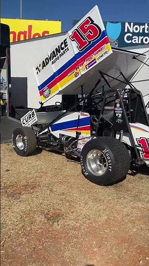 Donny Schatz, Brent Marks & More in Pits Pre-Race Setup Work World of Outlaws Sprint Cars Charlotte