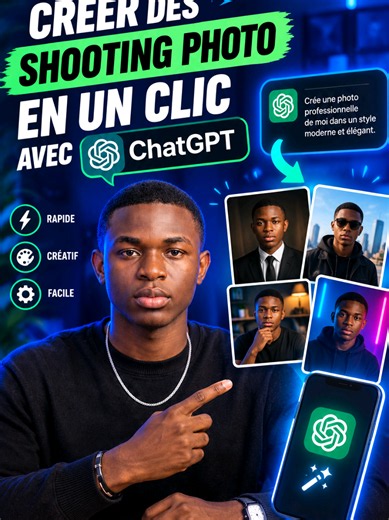 Créer des shooting photo en un clic avec ChatGPT