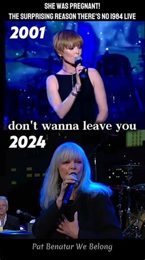 Pat Benatar: She was pregnant! no Live in 1984vs2024 #patbenatar #webelong #nostalgia #retro #music
