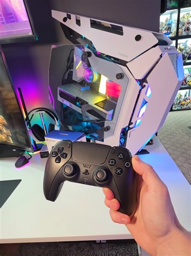 Playing Games on my PC W/ a PS5 DualSense Controller! 🎮💙 Thank you @PlayStation for sending us the new controller! Bring PC gaming to life with the DualSense wireless controller. Find compatible games, set‑up tips and more at my link in bio. #ad #DualSense #PCGaming #PlayStation #PS5