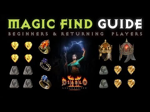 Beginner's Guide for Magic Finding in Diablo 2 Resurrected - How does Magic Find Work - Where to MF