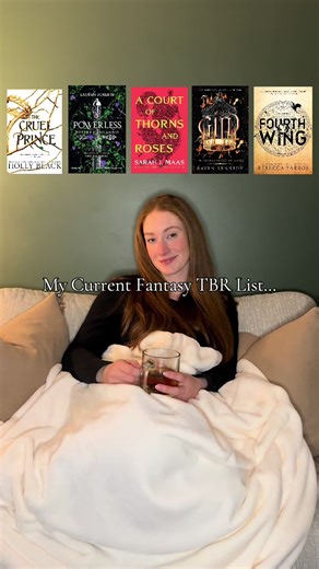 I’m so excited for all of these fantasy books! I have no idea which one to start first! Let me know in the comments which one was your fav! #forthwing #cruelprince #acotar #platedprisoner #powerlesslaurenroberts