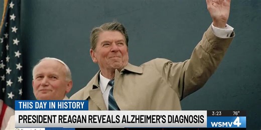 This Day in History: Reagan reveals Alzheimer's diagnosis