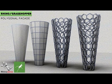 Grasshopper 3d Tutorial (Parametric Facade)