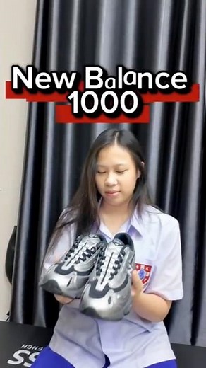 Namo's first pair of New Balance shoes #NewBalance1000 #NamoKidsPlay