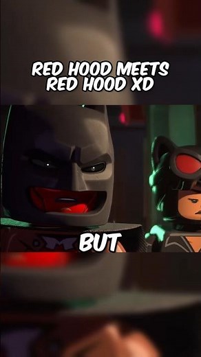 RED HOOD meets Red Hood XD #legobatman #legobatmanlegacyofthedarkknight