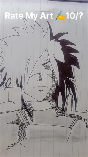 draw madra uchiha #madarauchiha #madara #uchiha #drawing #anime #narutoshippuden #viralshorts #viral