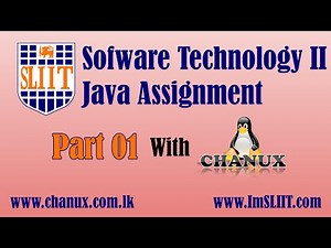 SLIIT Java Project Tutorial 01 - by Chanux