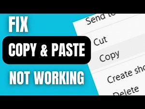 Fix Copy and Paste Not Working on Windows 10 & 11 | Quick & Easy Solutions