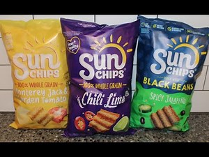 Sun Chips: Monterey Jack & Garden Tomato, Chili Lime and Black Beans Spicy Jalapeño Review