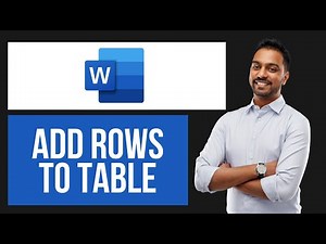 How to Add Rows to a Table in Word | Quick Formatting Tutorial