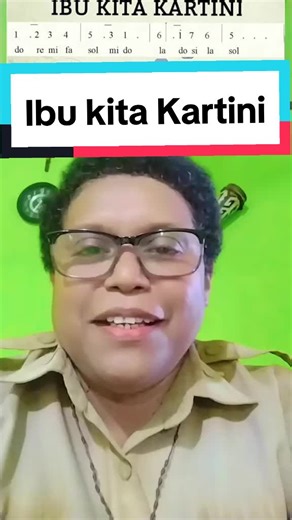 Not Angka Lagu Ibu Kita Kartini