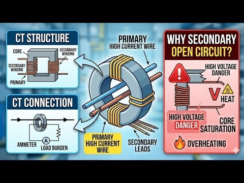 Why CT Secondary Should NEVER Be Left Open? | Current Transformer Explained