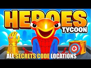 HEROES TYCOON MAP FORTNITE CREATIVE - FIND ALL SECRETS CODE LOCATIONS
