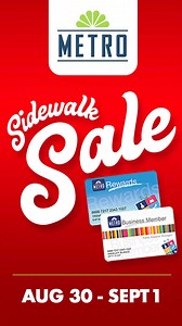 Experience the excitement of the Metro Department Store Sidewalk Sale with Lani Misalucha. Check out what she has to say about it. Don't miss out on fantastic savings of up to 70% on chosen items from August 30 to September 1, 2024. We look forward to seeing you there! #WeMakeLifeEasy #ShopTheMetroStores | The Metro Stores