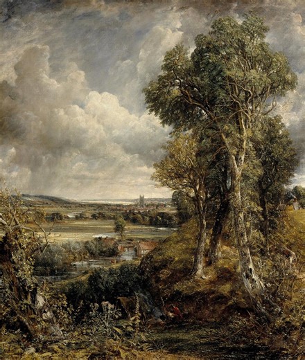 John Constable the Vale of Dedham Border of Suffolk and Essex in Eastern England Giclee Art Poster Printed on Matte Paper/canvas Rolled Up - Etsy
