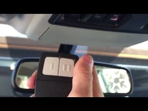How To Program the Garage Door Opener in Your Car to your garage, Toyota 4runner