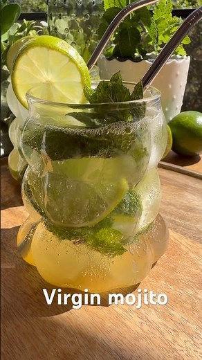 Virgin Mojito Maison #VirginMojito #Mocktail #BoissonMaison #RecetteFacile #food #foodlover #recipe