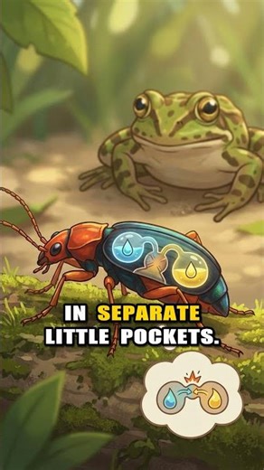 How the bombardier beetle creates an explosion