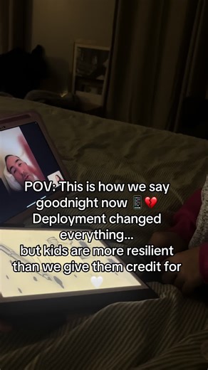 For every military family doing bedtime through a screen tonight—you’re not alone 🤍 Raising resilient kids, one FaceTime at a time.