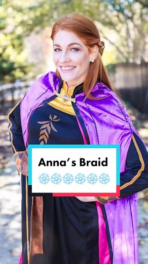 #throwback tutorial of Anna’s braid on @The Rambling Redhead #hairitagebymindy #hairitagehaircare #frozen2 #halloweenlook #costumeideas
